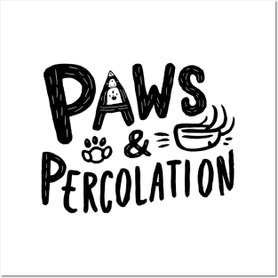 Cats And Coffee "Paws & Percolation" Posters and Art